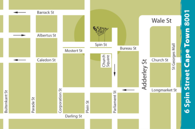 Enlarged view: 6 Spin Street Map