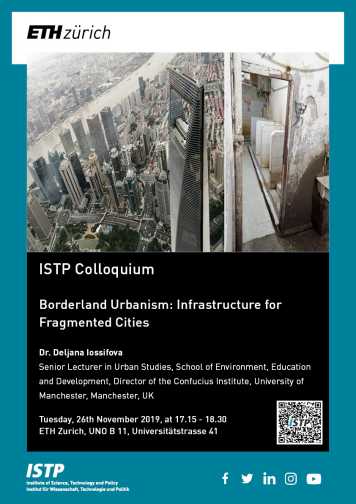 Enlarged view: Colloquium flyer for Dr. Deljana Iossifova