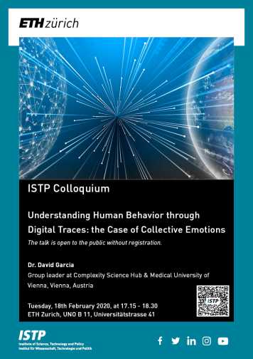 Enlarged view: ISTP Colloquium - Dr. David Garcia