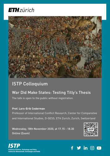 Enlarged view: Colloquium: Prof. Lars-Erik Cederman