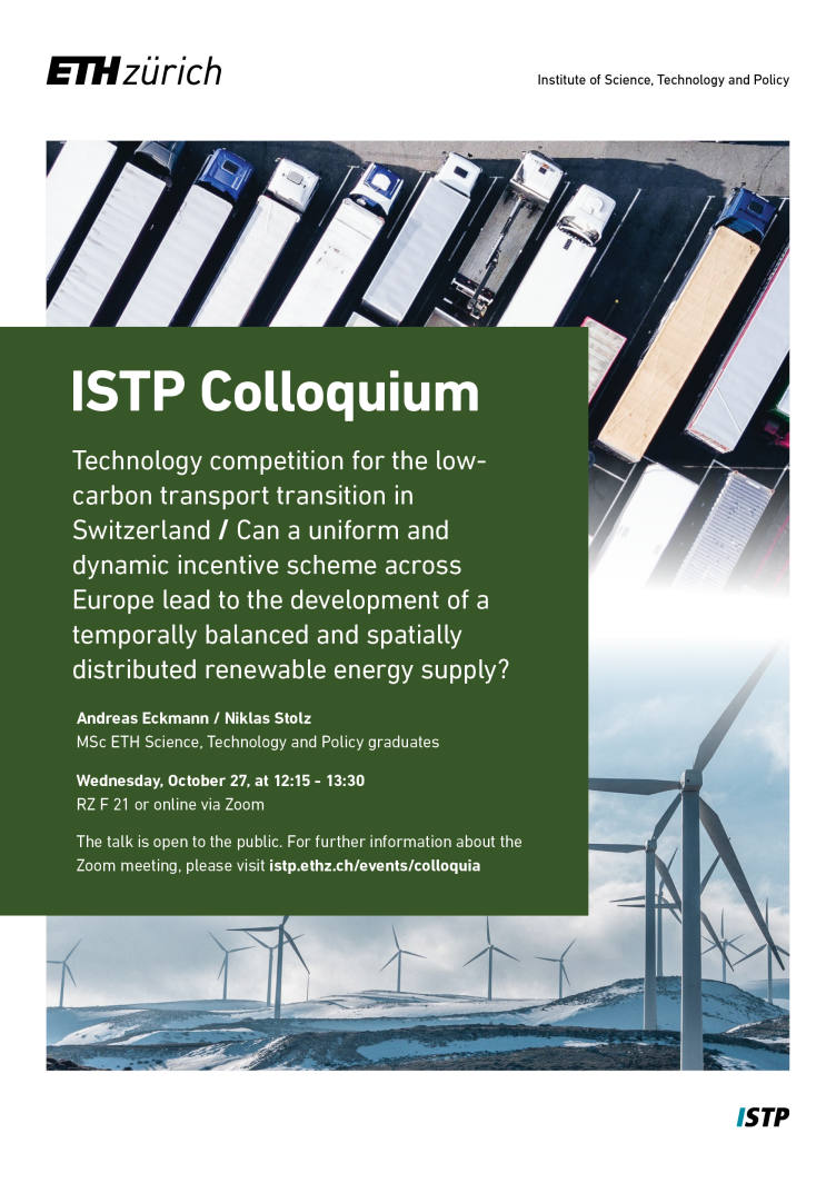Enlarged view: ISTP Colloquium Eckmann/Stolz