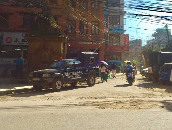 Enlarged view: Photo from Kathmandu Metropolitan police patrol