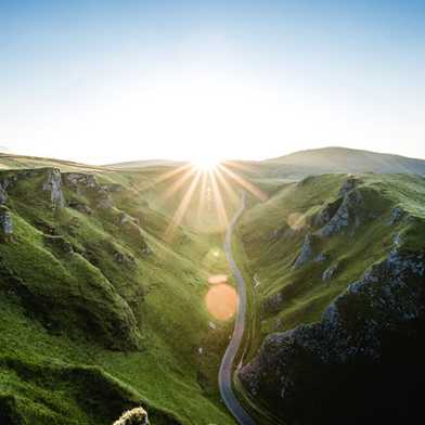 Photo of a valley