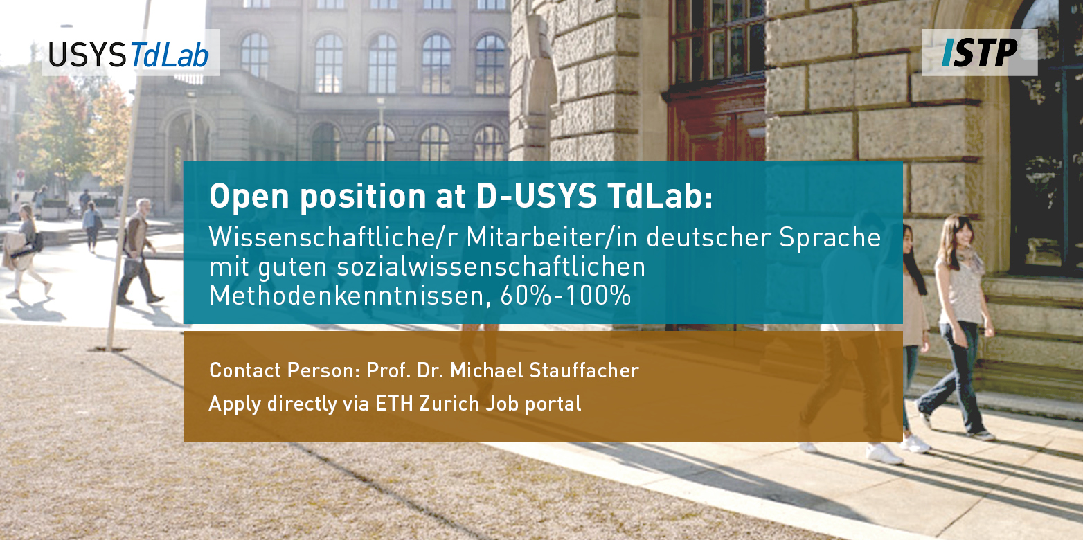 Enlarged view: Open position at D-USYS TdLab 