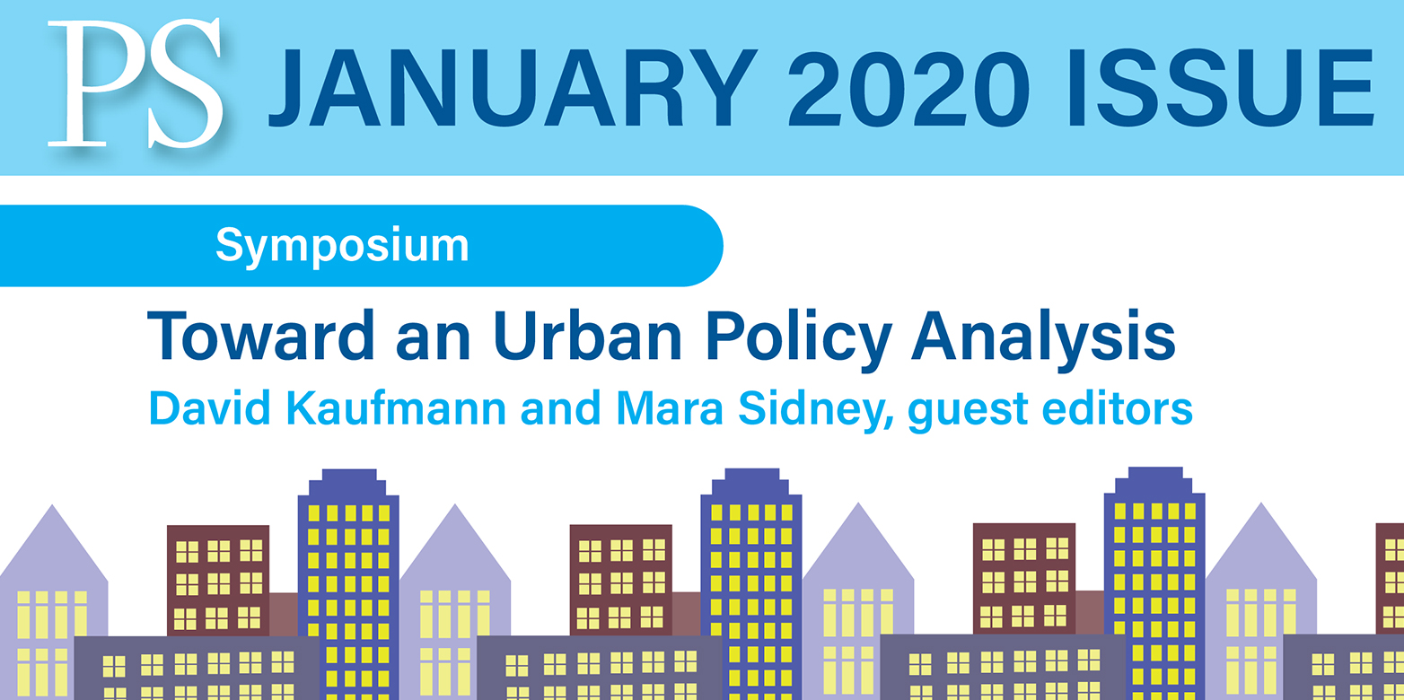 Symposium: Toward an Urban Policy Analysis