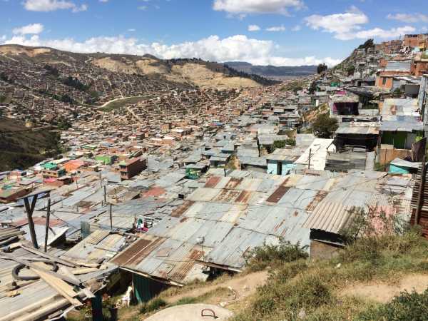 The informal settlement Caracolí in Bogotá. ( D. Kretzer / ETH Zurich) 