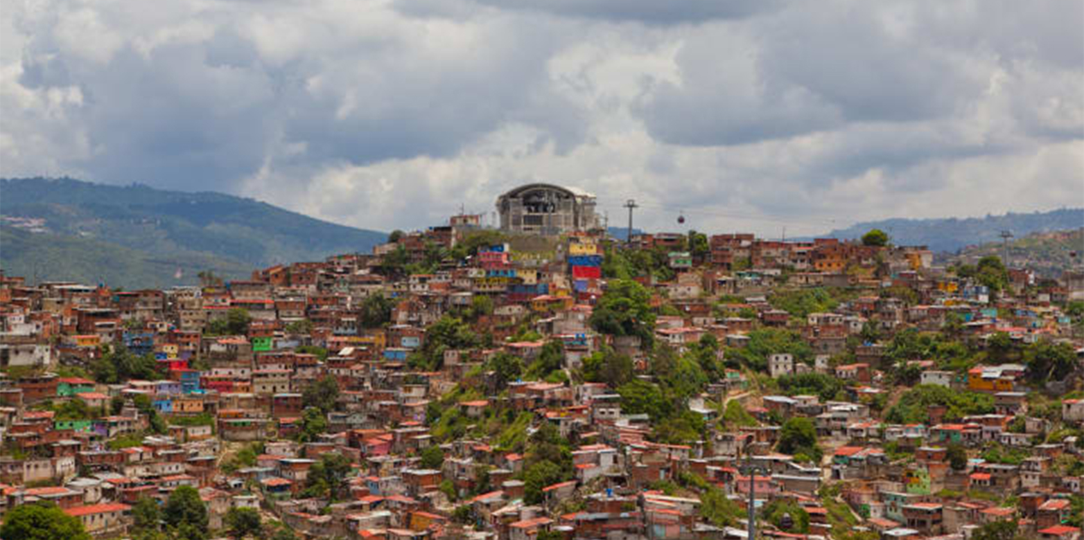 Slums in Medellin, Colombia
