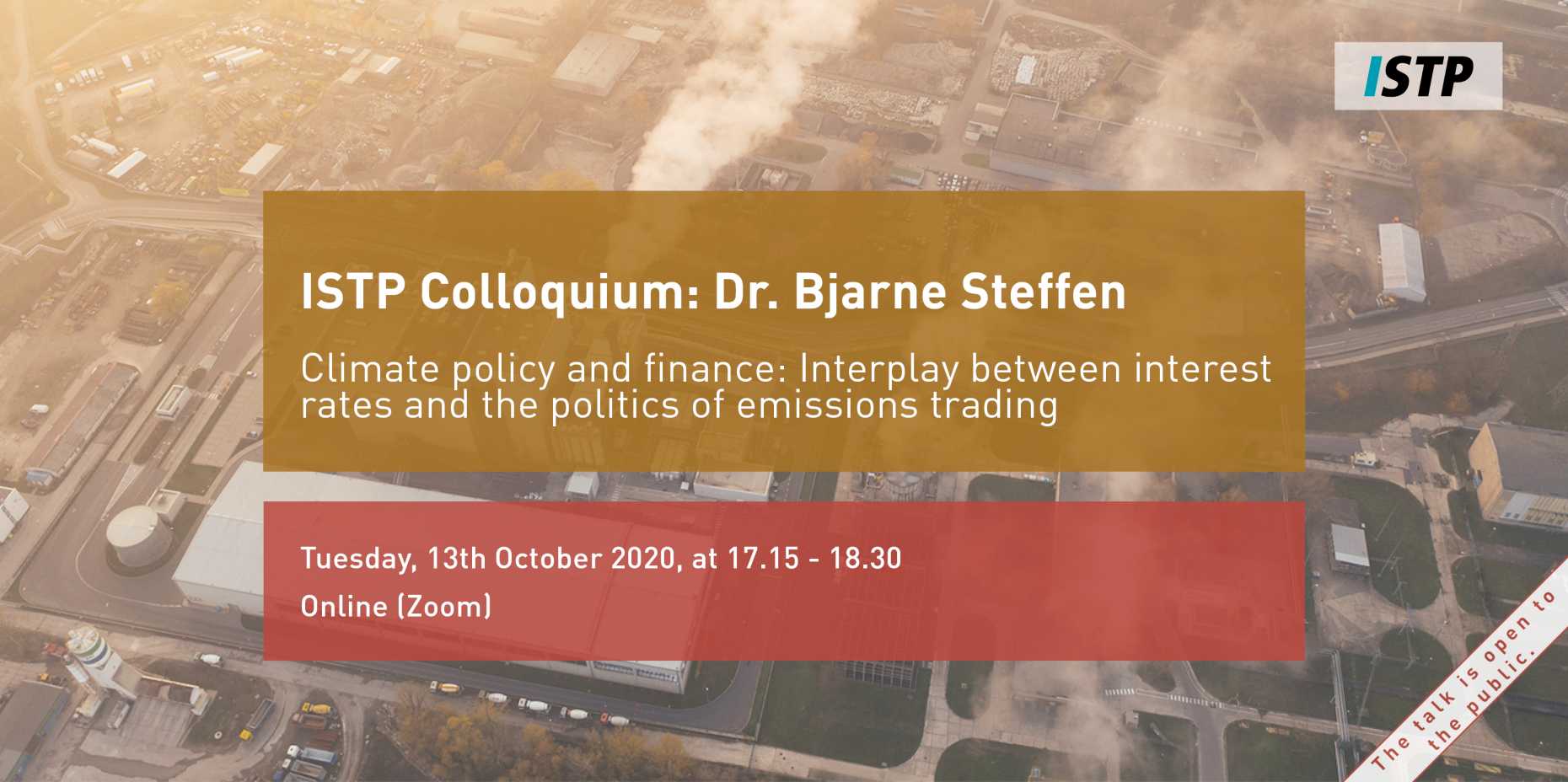 Enlarged view: Colloquium: Dr. Bjarne Steffen