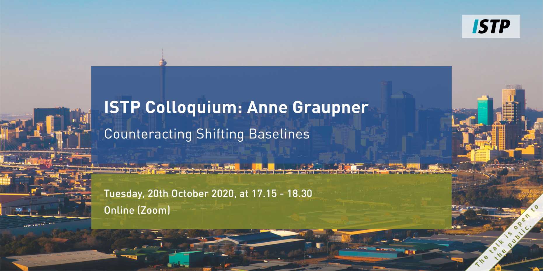 ISTP Colloquium: Anne Graupner
