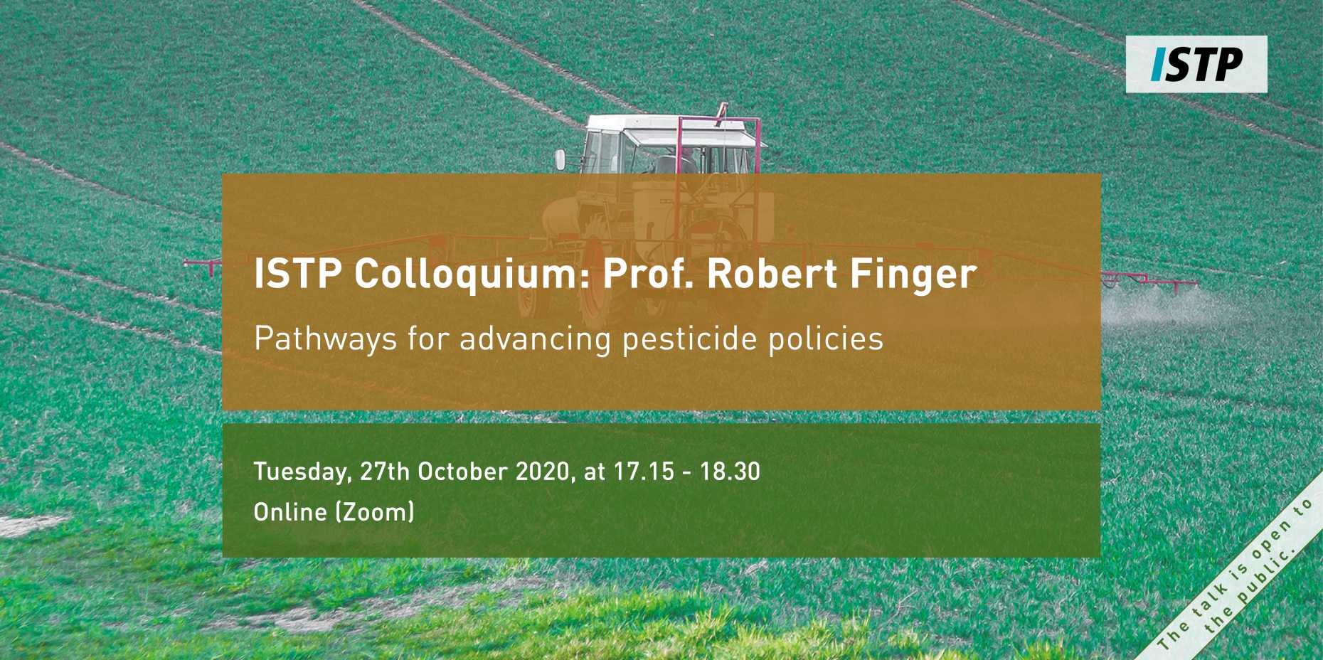 Enlarged view: Colloquium: Prof. Robert Finger