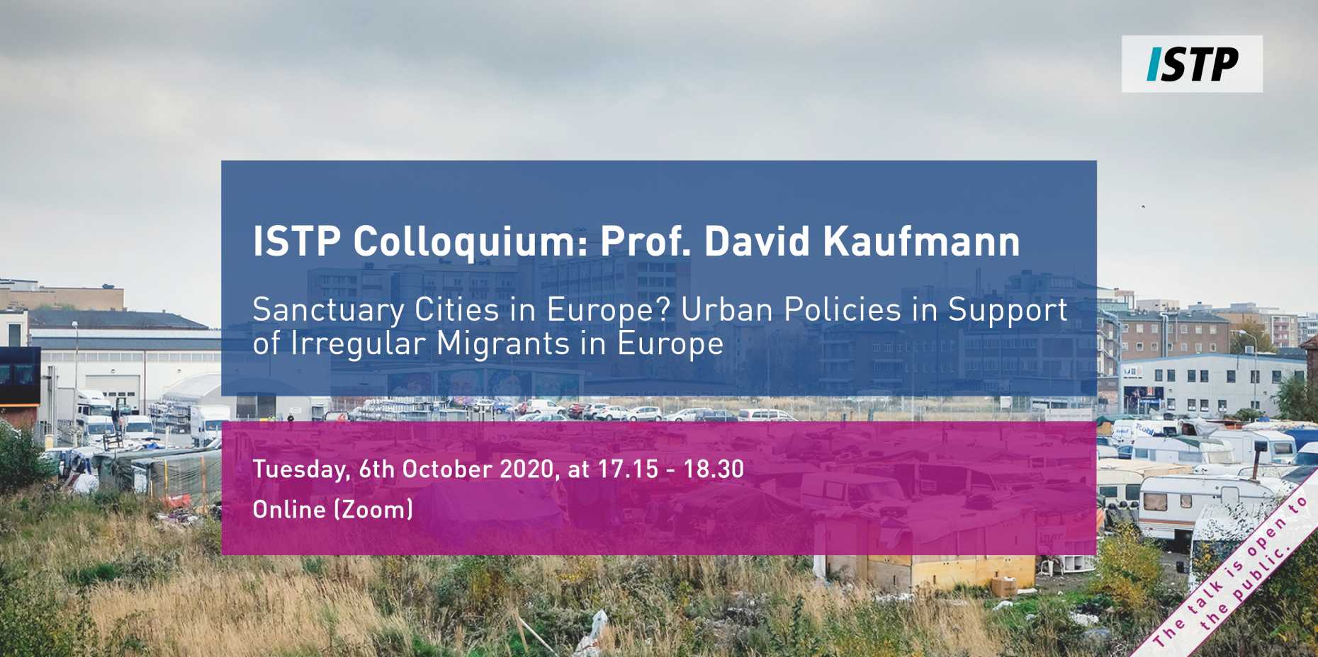 Enlarged view: Colloquium: Prof. David Kaufmann