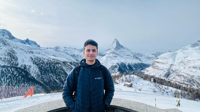 Yash in the Swiss Alps