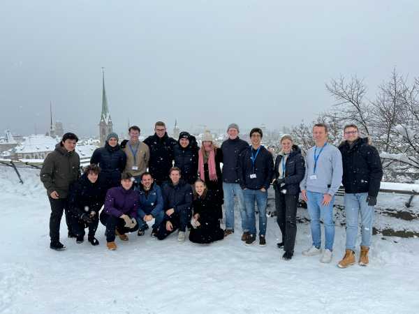 IDEA League Participants in the snow